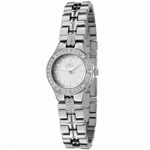 Đồng hồ nữ Invicta Crystal Accented Stainless Steel Watch
