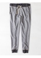 Quần Jogger American Eagle Nam Fleece Xám Hàng Hiệu