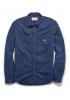 Áo Sơ Mi Nam Denim & Supply Diamond-Print Cotton Xanh Chính Hãng