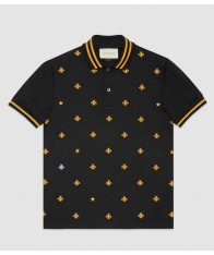 Áo Phông Nam Gucci Cotton Polo Shirt Xách Tay