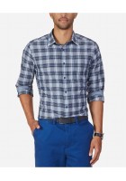 Áo Sơ Mi Nam Nautica Plaid Xanh Sọc Tay Dài