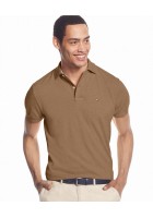 Áo Phông Tommy Hilfiger Custom-Fit Ivy Nâu Tay Ngắn