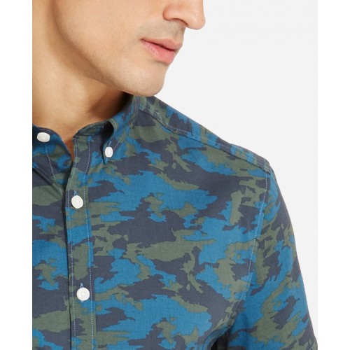 Áo Sơ Mi Nam Kenneth Cole Reaction Tay Ngắn Camo Họa Tiết 