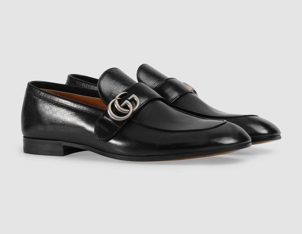 giày loafer nam Gucci Leather GG da cao cấp