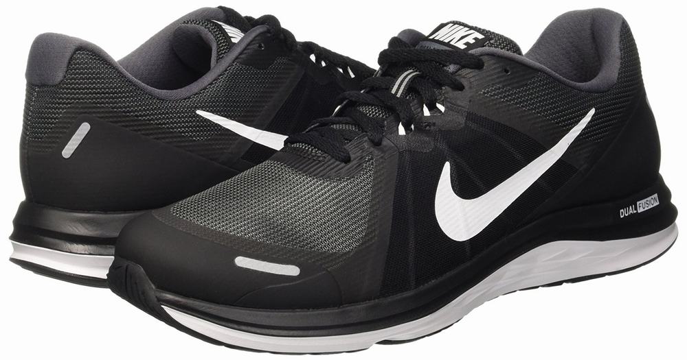 Giày Nike nam Dual Fusion X 2 đen trắng thể thao