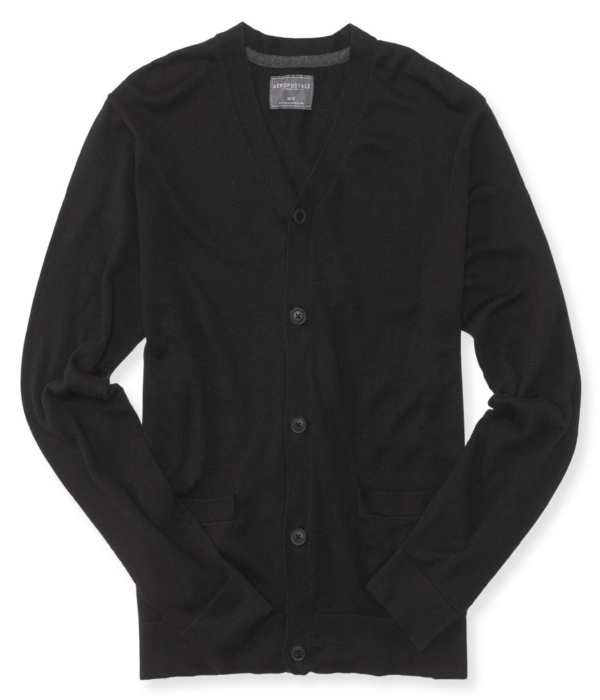 áo khoác Cardigan Aero Knit Uniform đen hàng hiệu