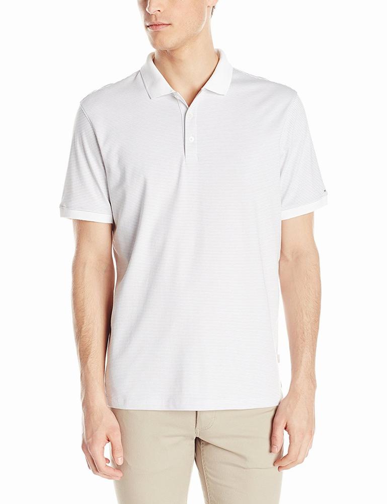 áo phông Calvin Klein nam Liquid Cotton trắng hàng hiệu