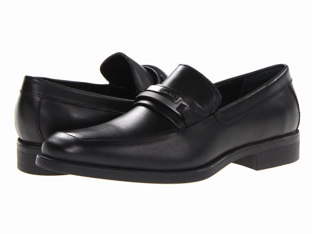giày da Calvin Klein nam Ezra Loafer đen chính hãng