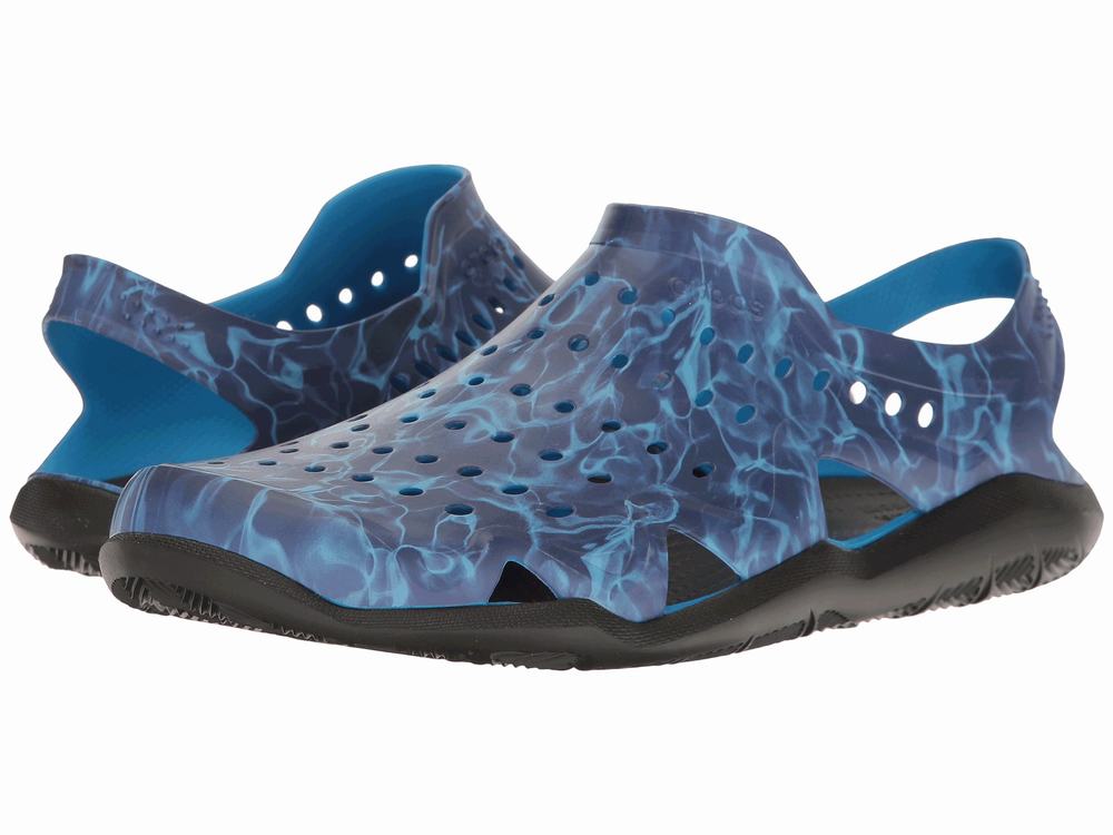 Giày Sandal Nam Crocs Wave Họa Tiết Chất Đẹp