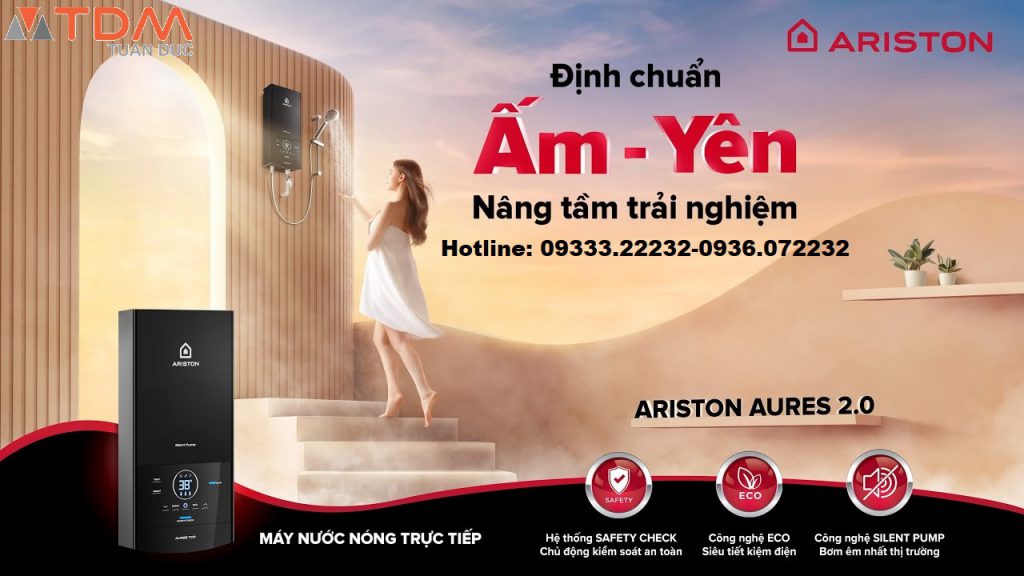 Máy nước nóng trực tiếp Ariston mua ở đâu