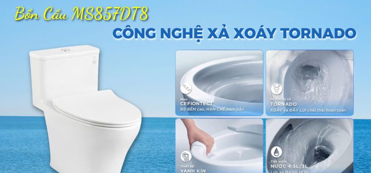 Công nghệ xả Tornado trên bồn cầu TOTO MS857DT8 – Khác gì so với kiểu xả truyền thống? Công nghệ xả Tornado trên bồn cầu TOTO MS857DT8 – Khác gì so với kiểu xả truyền thống?