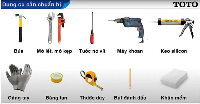 Chuẩn Bị Trước Khi Thay Bồn Cầu TOTO MS857DT10