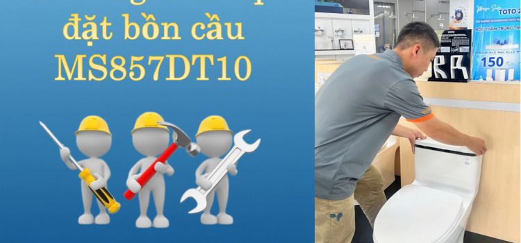 Hướng dẫn thay thế bồn cầu cũ bằng TOTO MS857DT8 Hướng dẫn thay thế bồn cầu cũ bằng TOTO MS857DT8